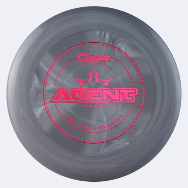 Dynamic Disc Agent in grau, im Classic Blend Kunststoff und ohne Spezialeffekt