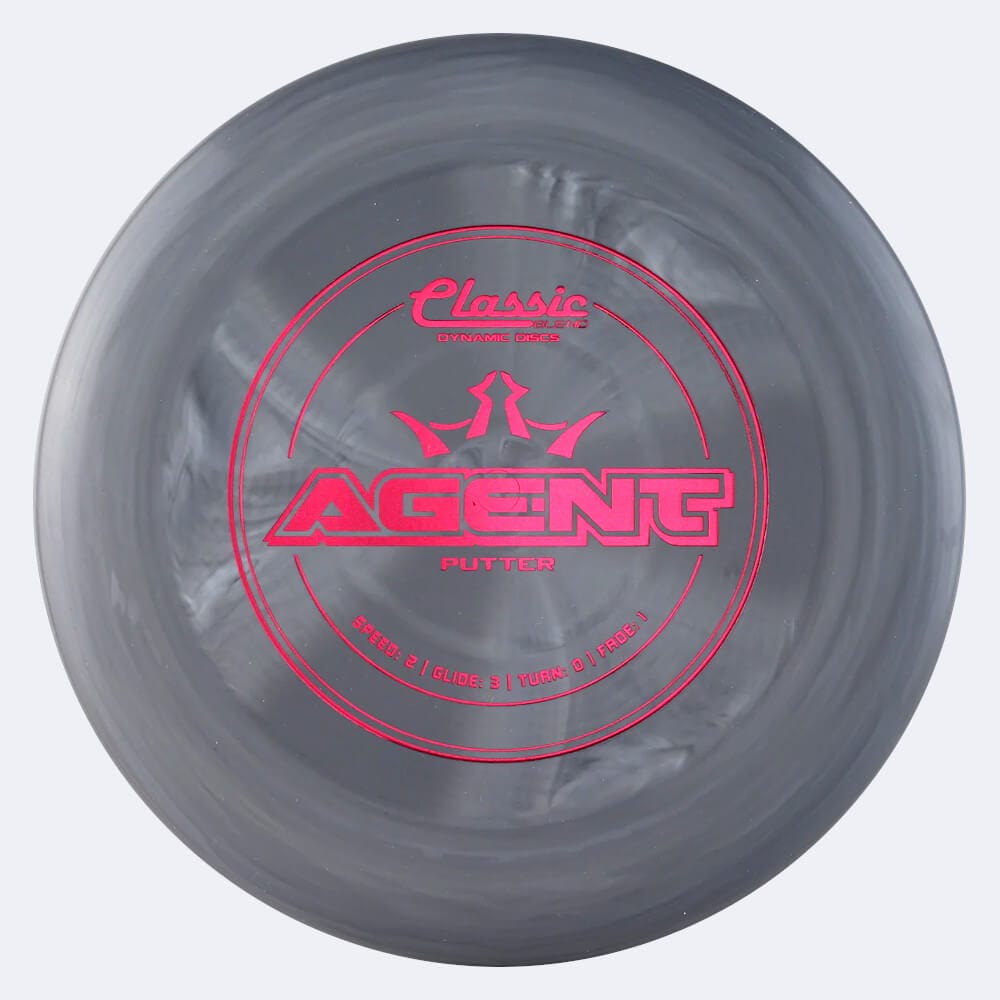 Dynamic Disc Agent in grau, im Classic Blend Kunststoff und ohne Spezialeffekt