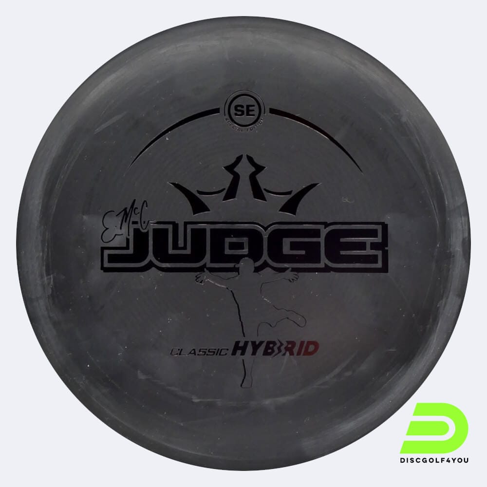 Dynamic Discs Emac Judge in schwarz, im Classic Hybrid Kunststoff und ohne Spezialeffekt