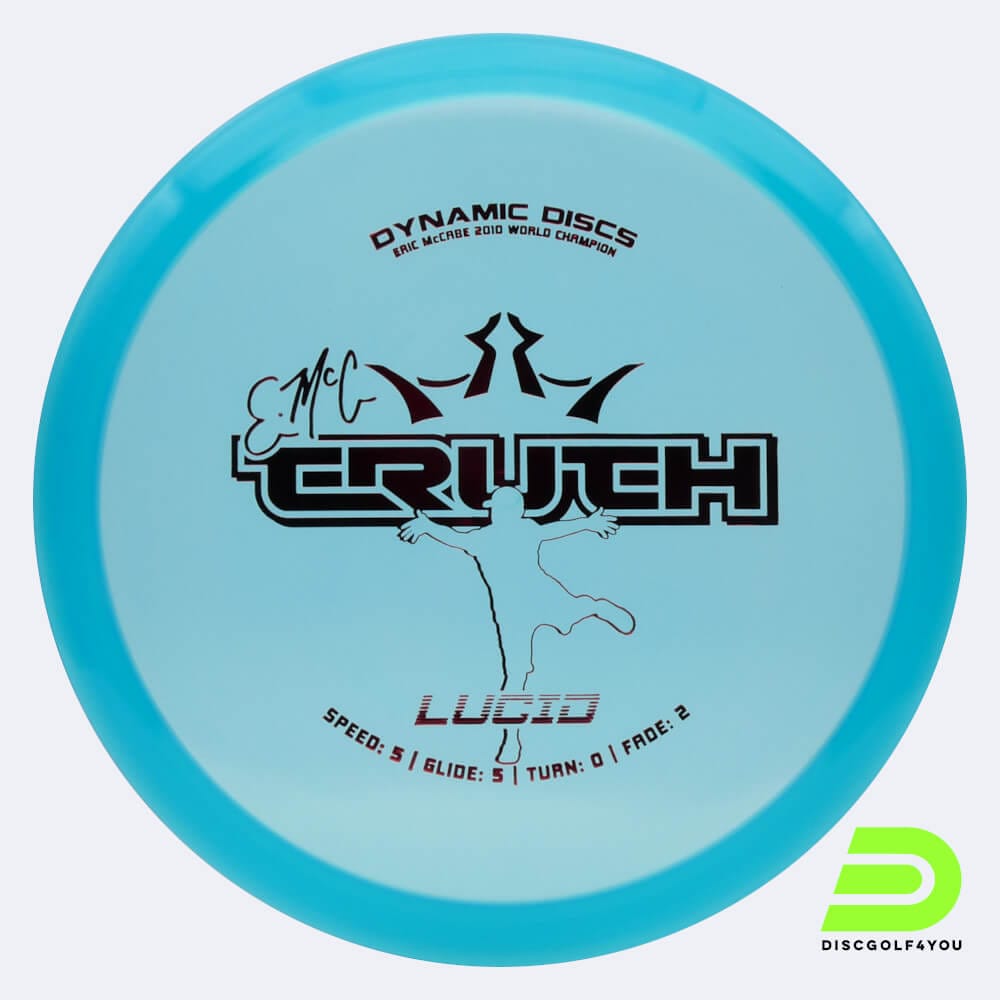 Dynamic Discs Emac Truth in blue, lucid plastic