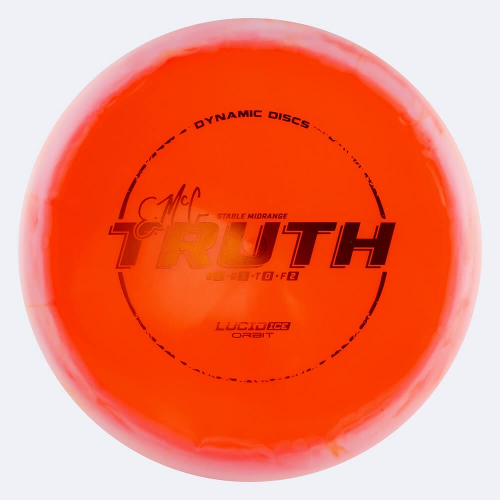 Dynamic Discs Emac Truth in classic-orange, lucid ice orbit plastic