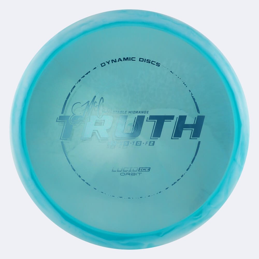 Dynamic Discs Emac Truth in turquoise, lucid ice orbit plastic