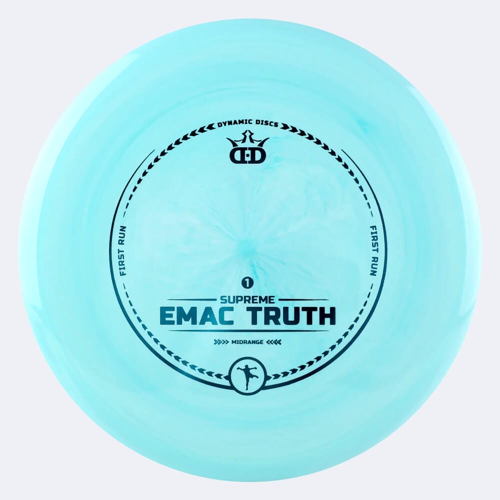 Dynamic Discs Emac Truth in turquoise, supreme plastic and first run effect