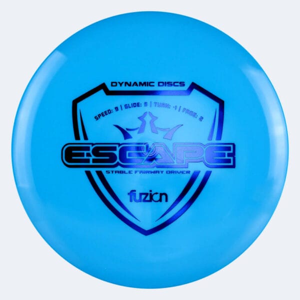 Dynamic Discs Escape in blue, fuzion plastic