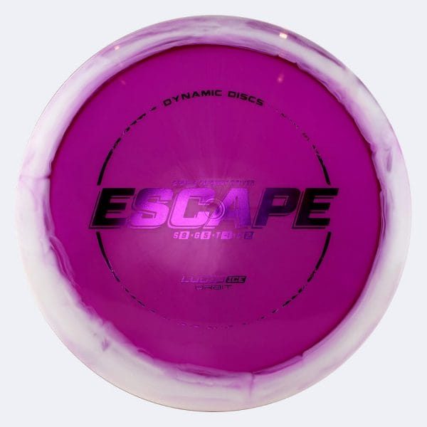Dynamic Discs Escape in purple, lucid ice orbit plastic