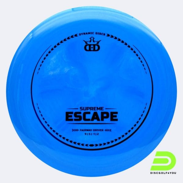 Dynamic Discs Escape in blau, im Supreme Kunststoff und burst Spezialeffekt
