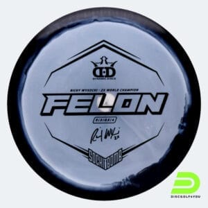 Dynamic Discs Felon Sockibomb in schwarz, im Fuzion Orbit Kunststoff und ohne Spezialeffekt