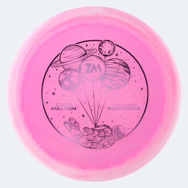 Dynamic Discs Maverick Zach Melton in rosa, im Lucid-X Orbit Kunststoff und ohne Spezialeffekt