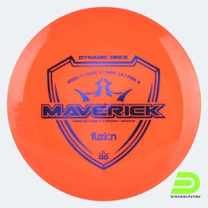 Dynamic Discs Maverick in orange, im Fuzion Kunststoff und ohne Spezialeffekt