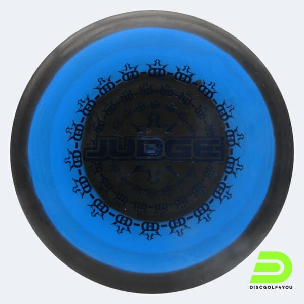 Dynamic Discs Raptor Eye Judge in blue, classic blend orbit plastic