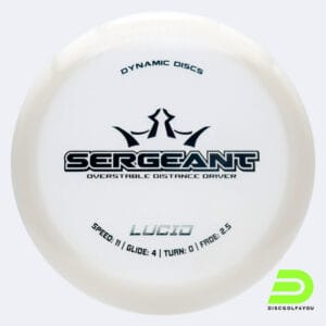 Dynamic Discs Sergeant in weiss, im Lucid Kunststoff und ohne Spezialeffekt