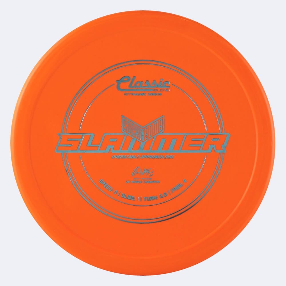 Dynamic Discs Sockibomb Slammer in classic-orange, classic blend plastic