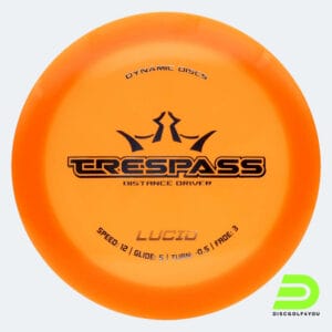 Dynamic Discs Trespass in classic-orange, lucid plastic