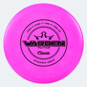 Dynamic Discs Warden in pink, classic plastic