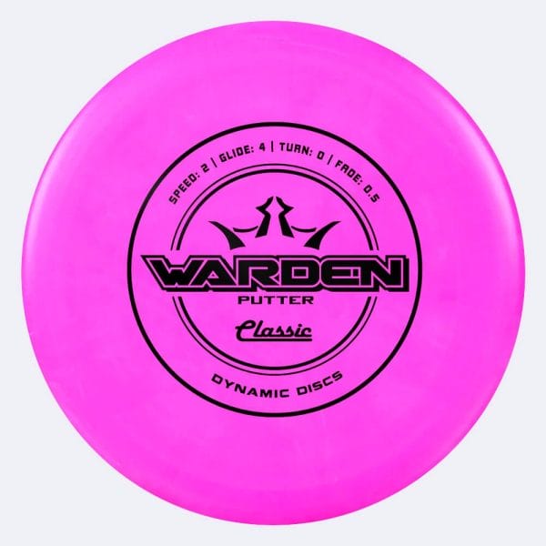 Dynamic Discs Warden in pink, classic plastic