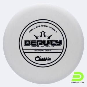 Dynamic Discs Deputy in weiss, im Classic Soft Kunststoff und ohne Spezialeffekt