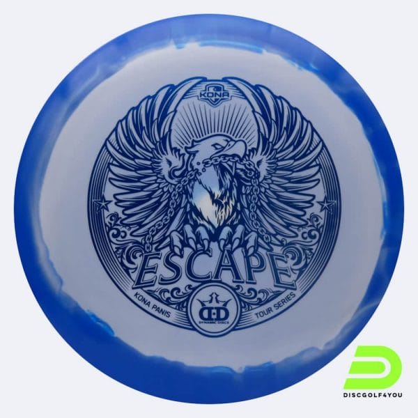 Dynamic Discs Escape Kona Panis Tour Series in blau, im Fuzion Orbit Kunststoff und ohne Spezialeffekt