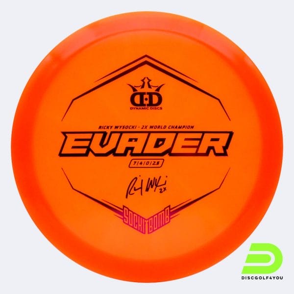 Dynamic Discs Sockibomb Evader in classic-orange, lucid x plastic