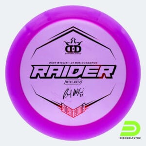 Dynamic Discs Sockibomb Raider in purple, lucid x plastic