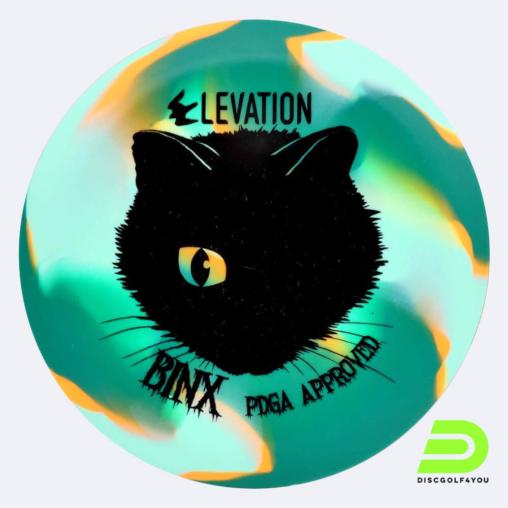 Elevation Binx in green, og plastic and burst effect Elevation Binx in green, og plastic and burst effect