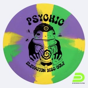 Elevation Psychic in yellow, ecoflex plastic and burst effect