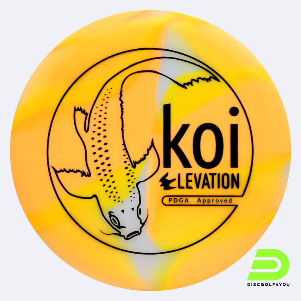 elevation koi in orange, im glo-g kunststoff und glow/burst spezialeffekt Elevation Koi in orange, im glO-G Kunststoff und glow/burst Spezialeffekt
