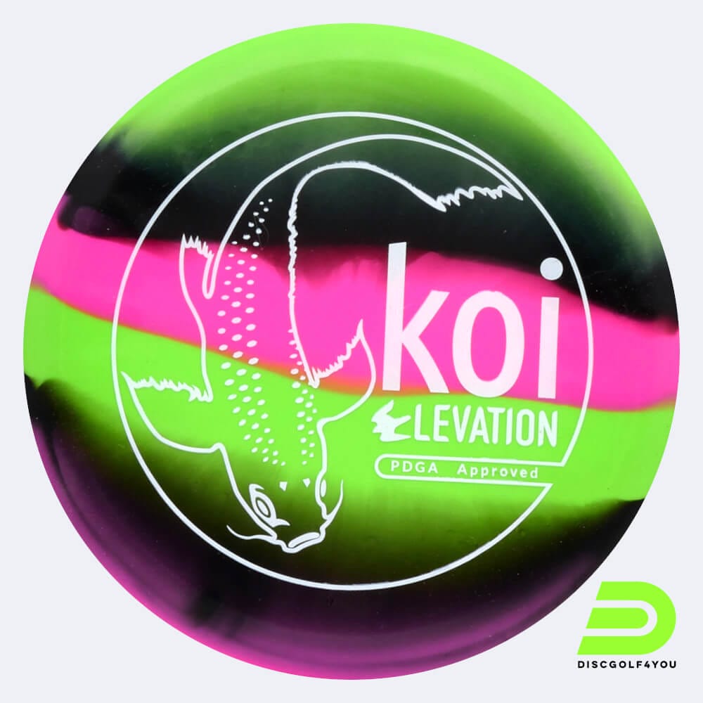 Elevation Koi in rosa-schwarz, im OG Kunststoff und ohne Spezialeffekt