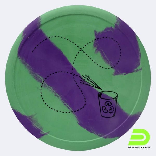 Elevation Interceptor in purple, ecoflex plastic and burst effect