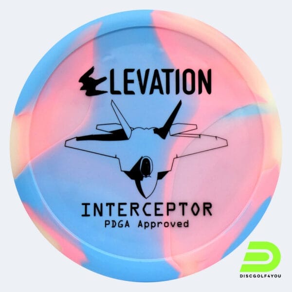 Elevation Interceptor in hellblau, im glO-G Kunststoff und glow/burst Spezialeffekt