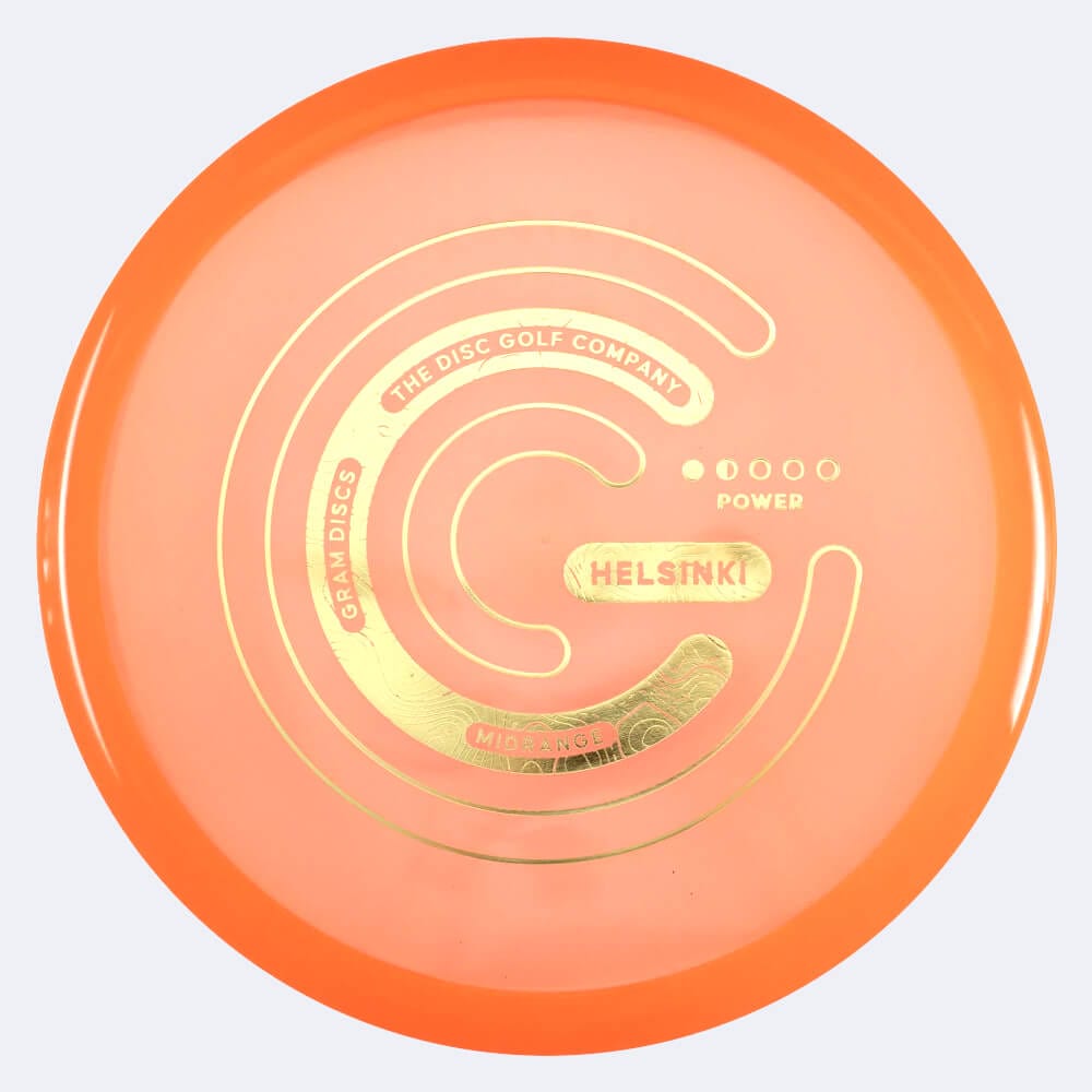 Gram Discs Helsinki in classic-orange, connection plastic