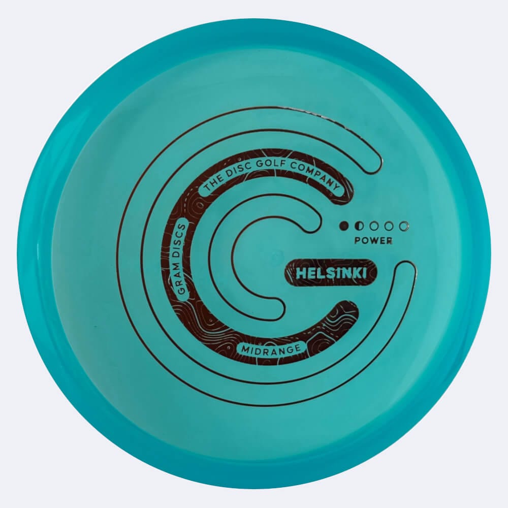 Gram Discs Helsinki in turquoise, connection plastic