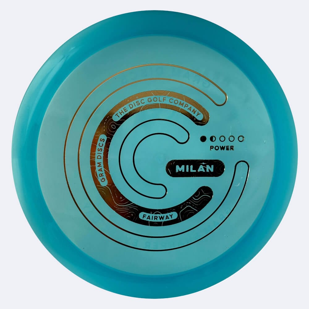 Gram Discs Milan in blue, connection plastic