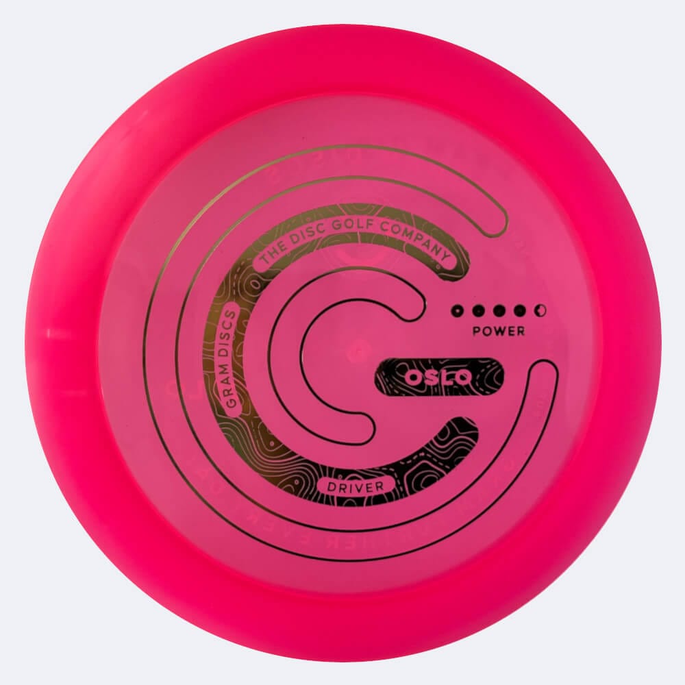Gram Discs Oslo in pink, focus plastic