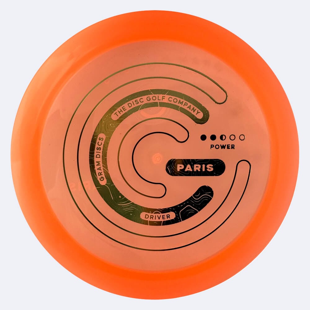 Gram Discs Paris in classic-orange, focus plastic