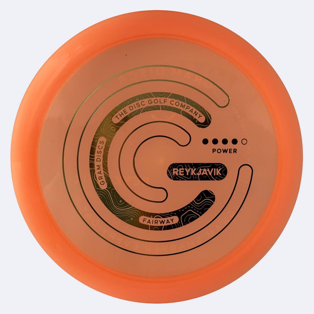Gram Discs Reykjavik in classic-orange, connection plastic