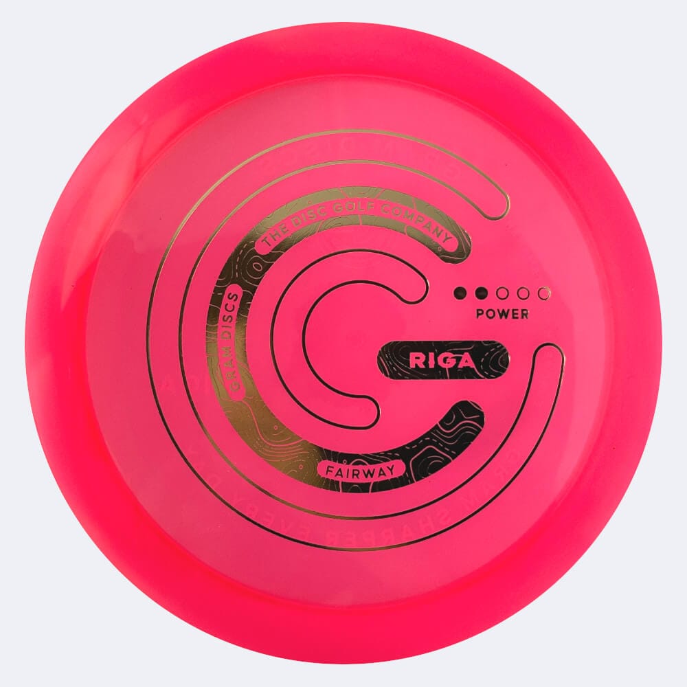 Gram Discs Riga in pink, motivation plastic