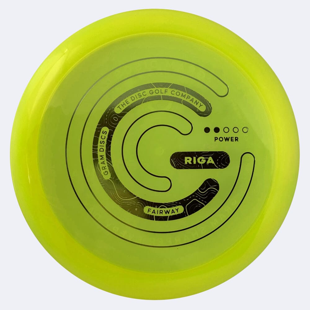 Gram Discs Riga in yellow, motivation plastic