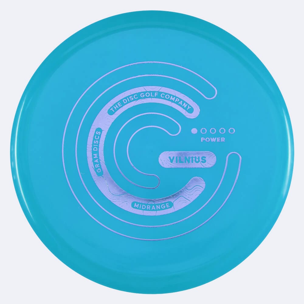 Gram Discs Vilnius in blue, motivation plastic