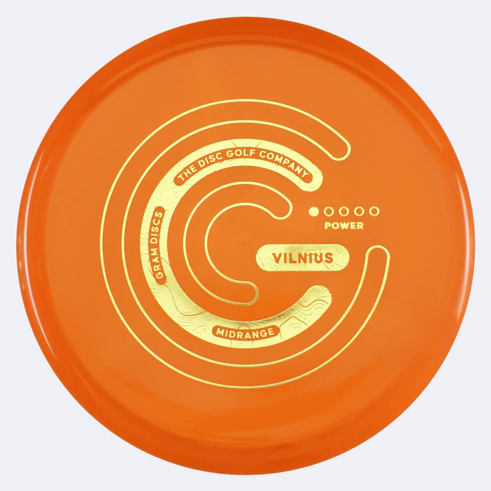 Gram Discs Vilnius in orange, im Motivation Kunststoff und ohne Spezialeffekt