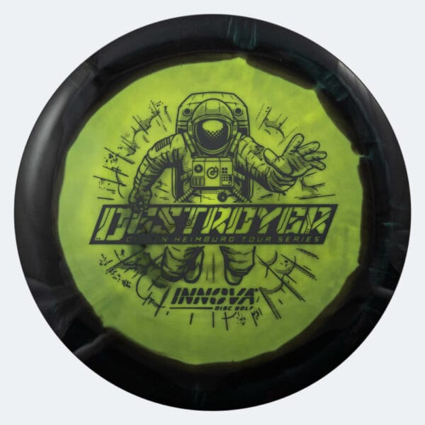 Innova Destroyer - Calvin Heimburg Tour Series in yellow-black, halo star plastic