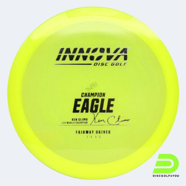 Innova Eagle in gelb, im Champion Kunststoff und design upgrade Spezialeffekt