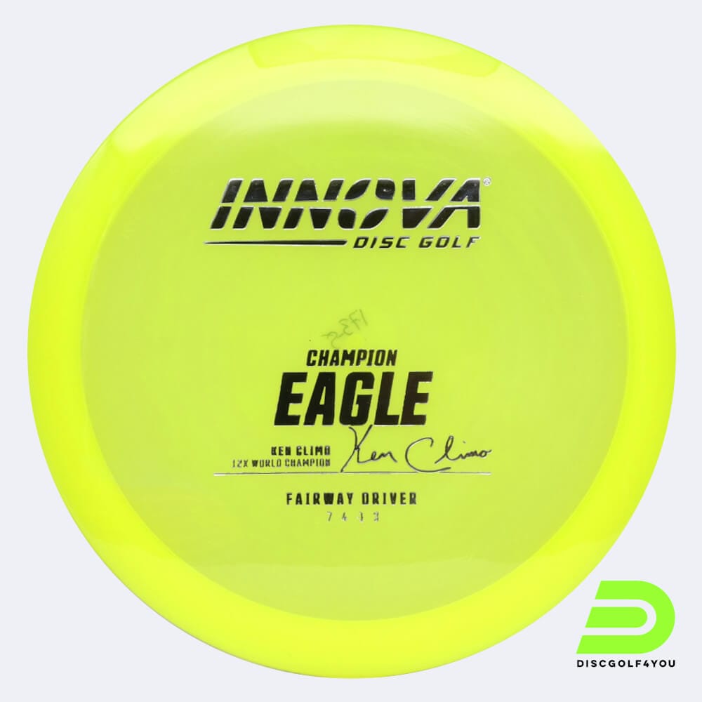 Innova Eagle in gelb, im Champion Kunststoff und design upgrade Spezialeffekt