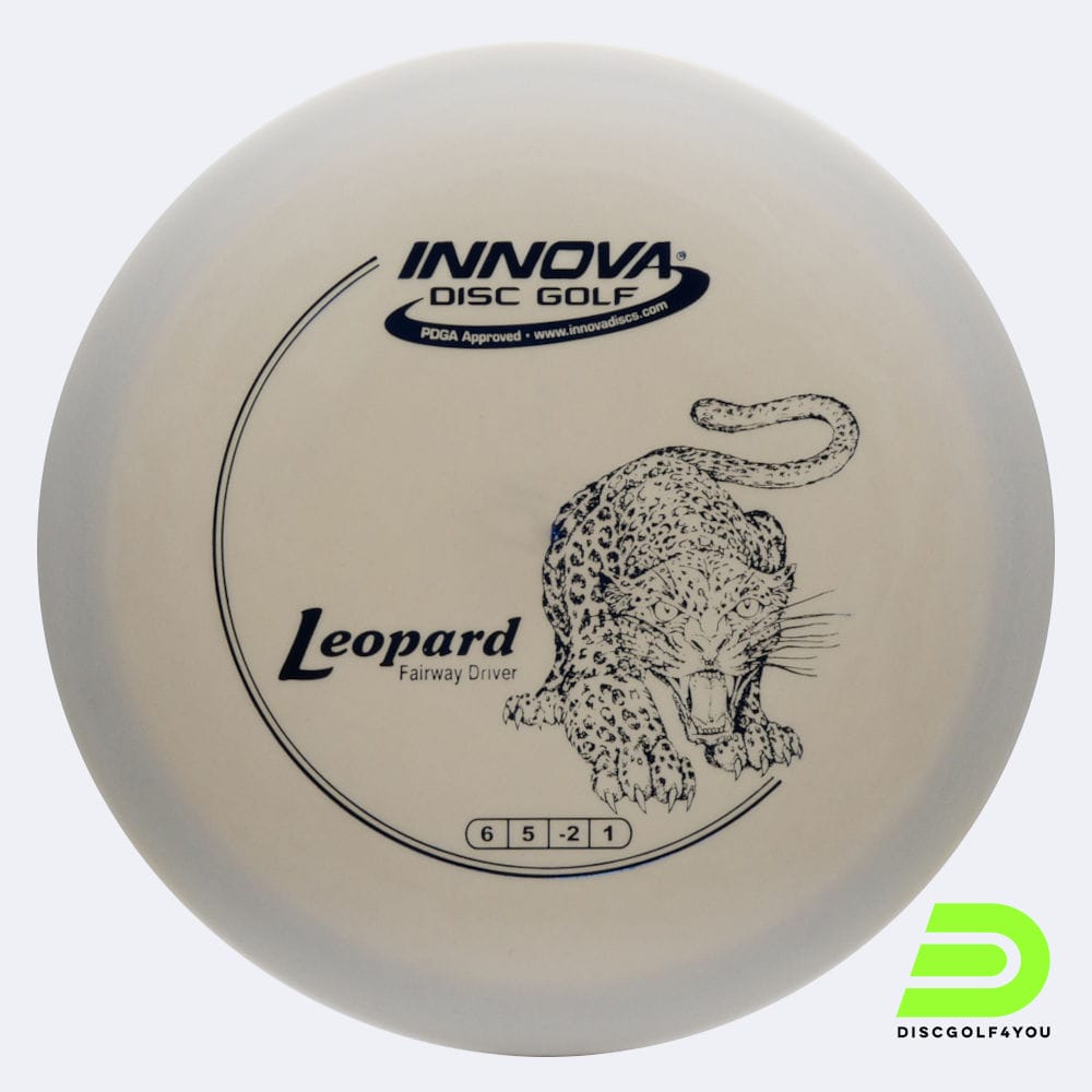 Innova Leopard in weiss, im DX Kunststoff und ohne Spezialeffekt