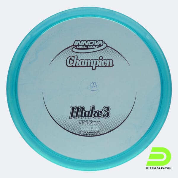 Innova Mako 3 in blue, champion plastic