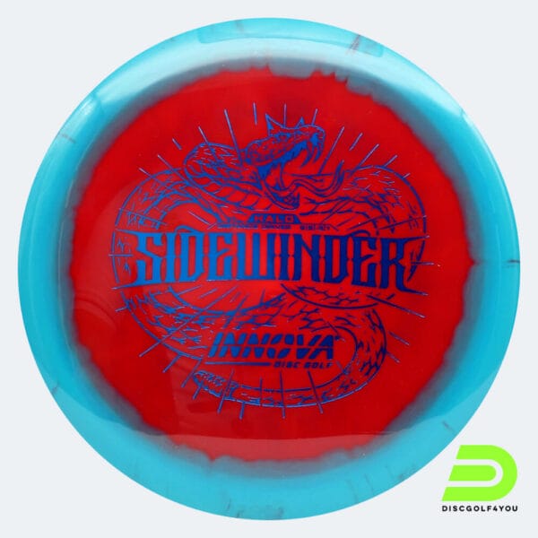 Innova Sidewinder in rot-türkis, im Halo Star Kunststoff und ohne Spezialeffekt