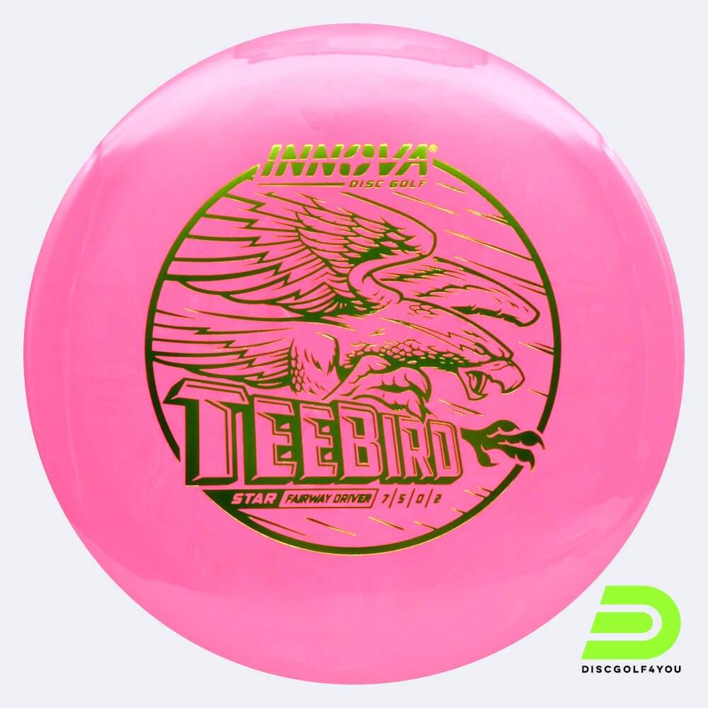 Innova Teebird in pink, star plastic and deco effect