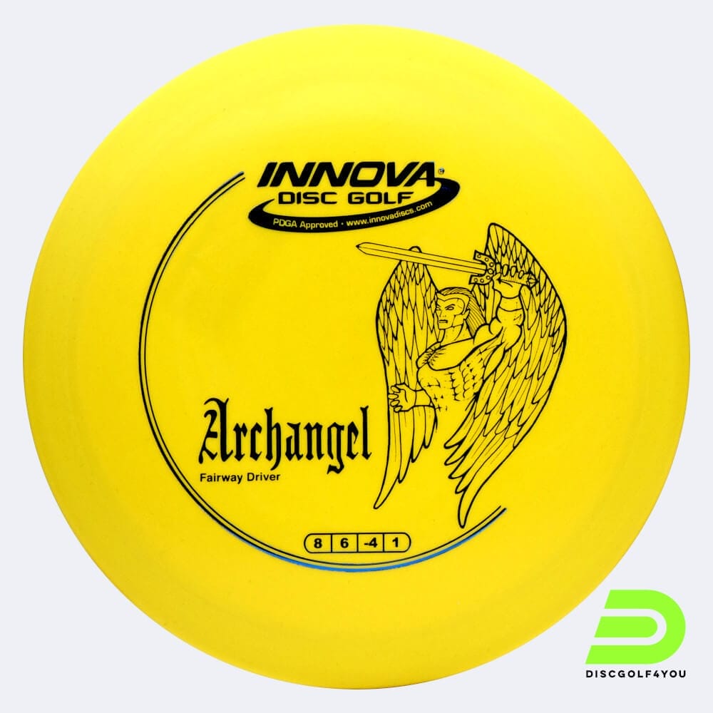 Innova Archangel in gelb, im DX Kunststoff und ohne Spezialeffekt