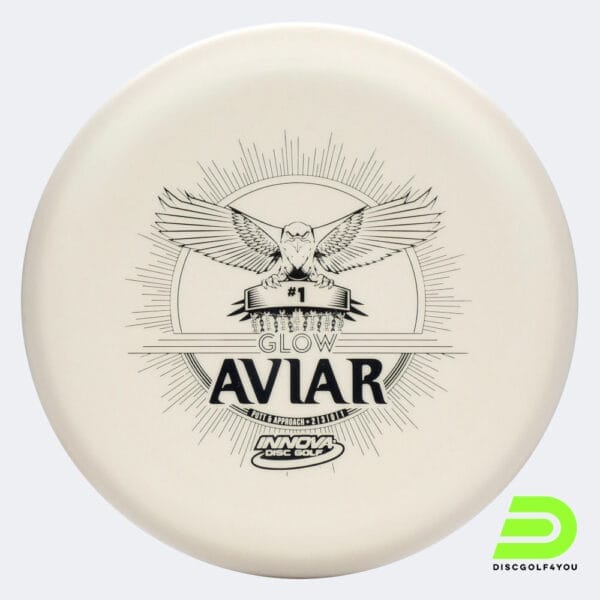 Innova Aviar in weiss, im DX Glow Kunststoff und glow Spezialeffekt