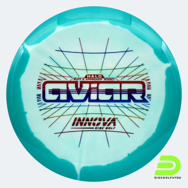 Innova Aviar in white-turquoise, halo star plastic