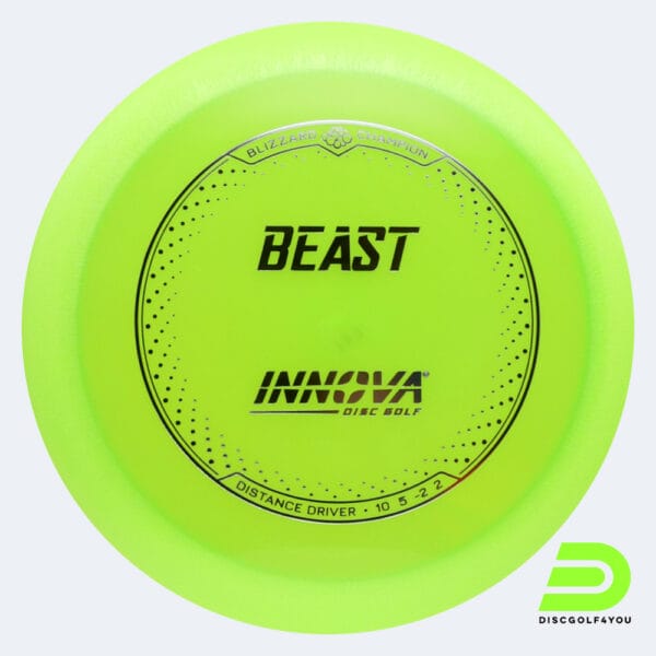 Innova Beast in hellgrün, im Blizzard Champion Kunststoff und ohne Spezialeffekt
